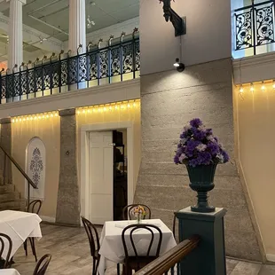 the interior of a restaurant
