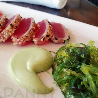 Rare Sesame Tuna Sashimi (GF)