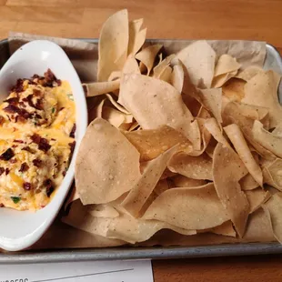 Spicy pimento cheese appetizer.