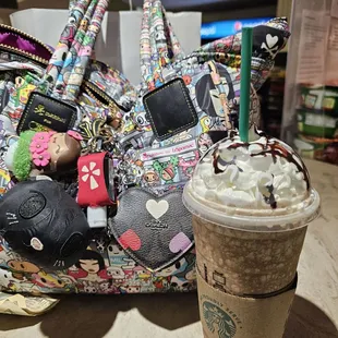 @Cafe Aloha; 12/11/2024.Ty Hubs David 4 Ordering me a"Mocha Drink!", while I was in Da QMC G-Shop,looking @Da Aloha Collection Bags,20% OFF!