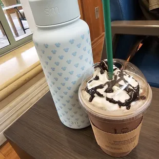 @Cafe Aloha; 1/4/2024.Round 2of my Mocha Drink.Auwe, I was giving a "Classmate of mine fr HS" a Hug, &amp; my Drink flew up &amp; everywhere,Ugh!