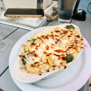 a plate of food on a table