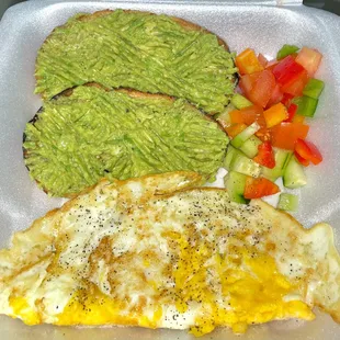 Scrambled Eggs with Avocado Toast