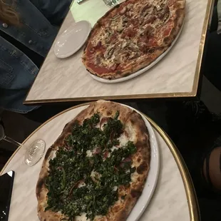 Prosciutto &amp; Funghi Pizza Broccoli Rabe Pizza