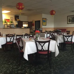 Quiet lunch day on a Sunday