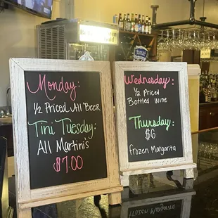 Weekly specials