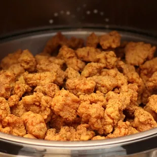 Fried Alligator, fried on-site upon request