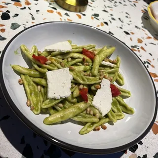 Creamy Pesto Cavatelli Pasta-