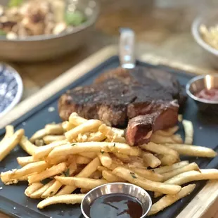 Ribeye steak... Need more flavors.. the sauce comes with it was bad.