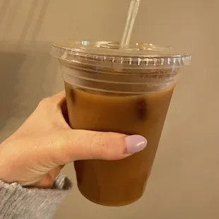 Caramel iced coffee