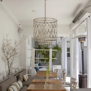 Inner courtyard dining.
