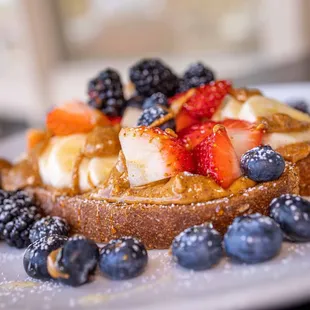 almond butter toast