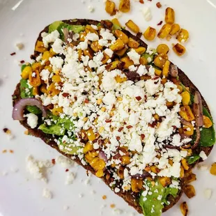 Esquite Avocado Toast