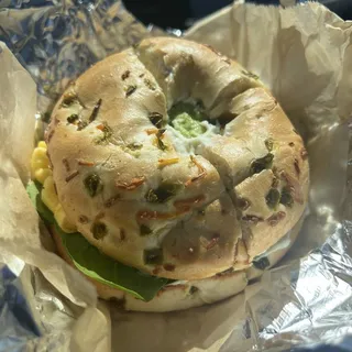 Cheesy Jalapeno Bagel