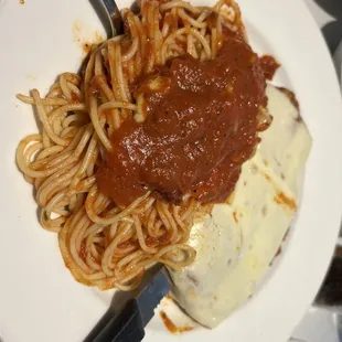 Chicken Parmigiana Lunch