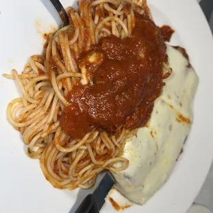 Chicken Parmigiana Lunch