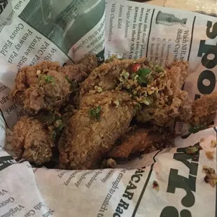 Salt and Pepper Chicken Wings