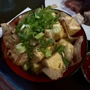 Agedashi Tofu Salad