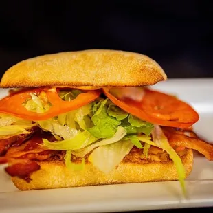 BLT Sandwich on Ciabatta Roll