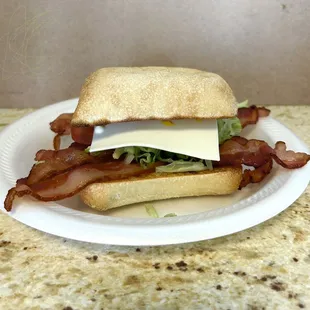BLT on Ciabatta Roll