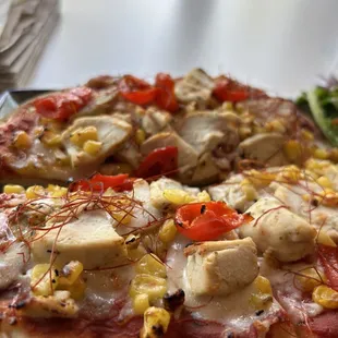 Chicken flatbread