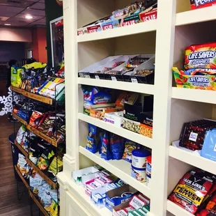 Snack shelves