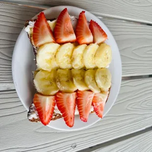 Ricotta fruit toast