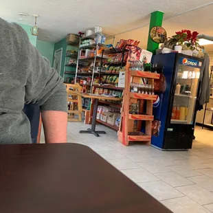 They have a little Mexican grocery area