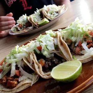 Delicious tacos for $2 a piece! So worth it.