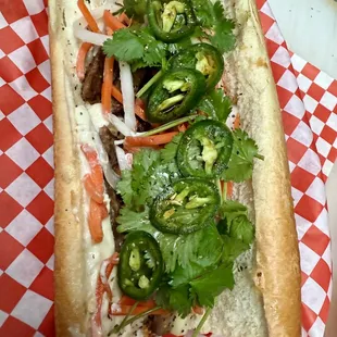 Beef Tri Tip Banh Mi