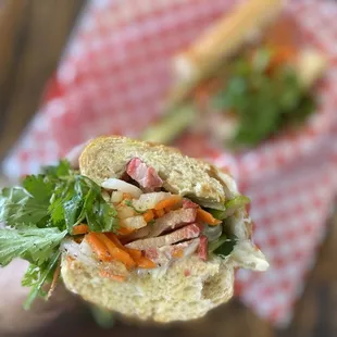 Chinese BBQ Pork Sandwich