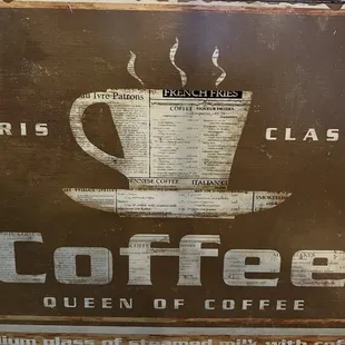 Queen of Coffee! Need this sign at Cuban Coffee Queen!
