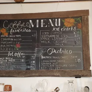 Menu March 2019