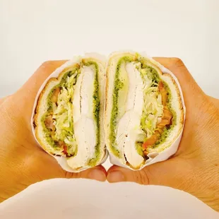 Grilled Chicken Pesto Sandwich