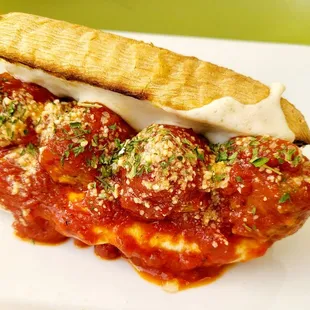 Meatball Parmigiana Sub