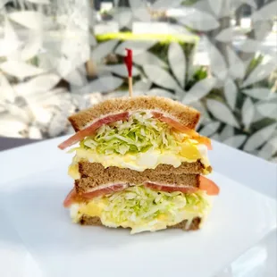 Egg Salad Sandwich on Whole Wheat Bread