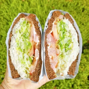 Tuna Salad Sandwich on Squaw Bread
