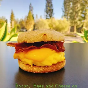 English Muffin with Bacon
