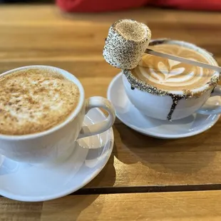 Crème Brûlée Latte &amp; Campfire Latte