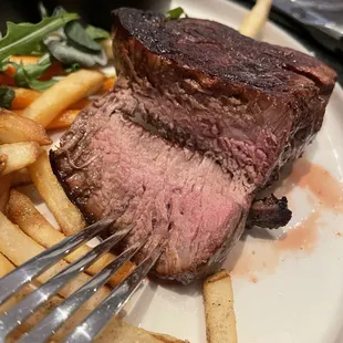 Steak Frites, asked for medium rare but got this instead