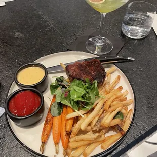 Steak Frites, Rose Cooler