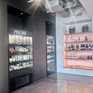 Grab and Go with cake, sandwiches, snacks and beverages