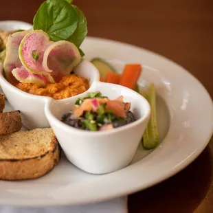 Vegan Hummus Trio