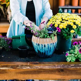 The Gardens offer custom potting and planting services.