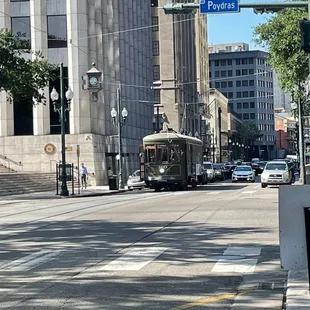 Right outside Blake hotel