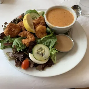 Beautiful and delicious shrimp salad