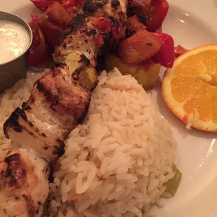 Chicken Kebab Plate