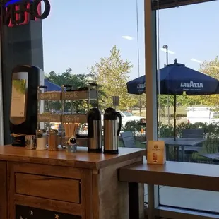 a view of the outside of the restaurant