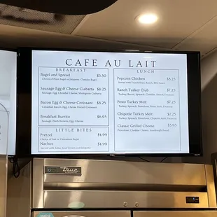 Updated menu 6/2022