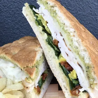 Pesto Turkey Melt